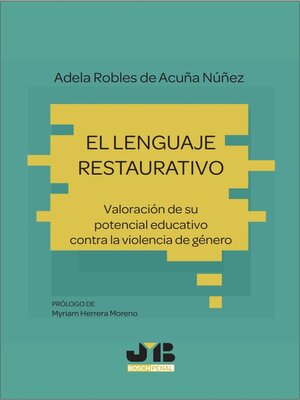 cover image of El lenguaje restaurativo